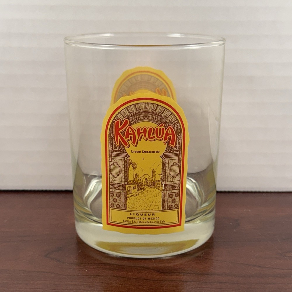 Kahlua Liqueur Whiskey Licor Delicioso 12 Ounce 4" Tall Cocktail Glass